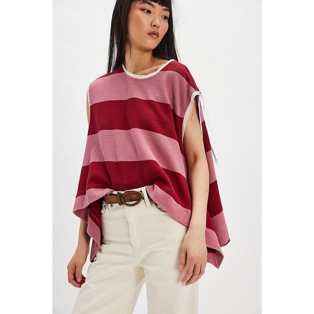 114. Walcott Sweatshirt at Free People in Pink Combo, Size: Small